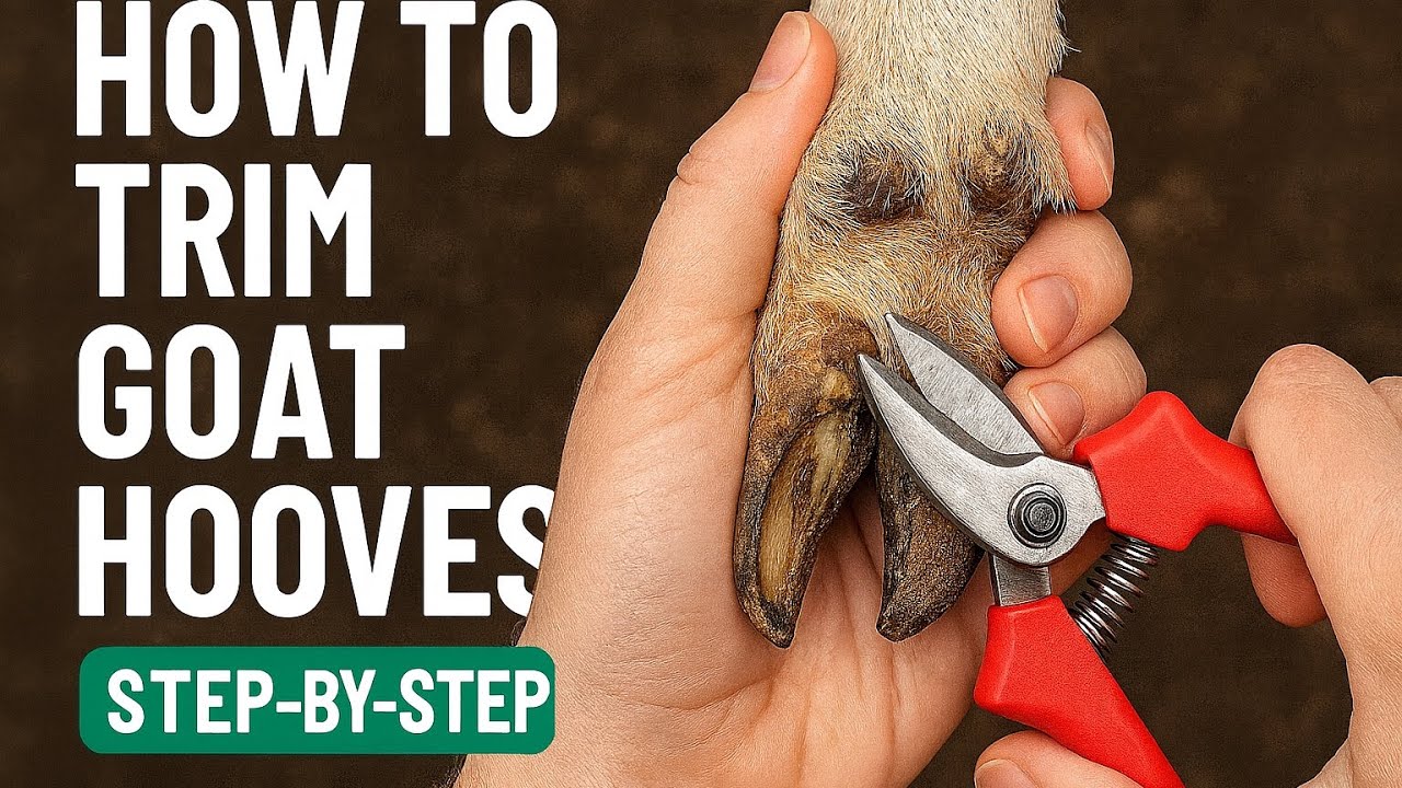 Как обрезать копыта у коз | Пошаговое руководство по уходу за копытами (полное руководство от нач...