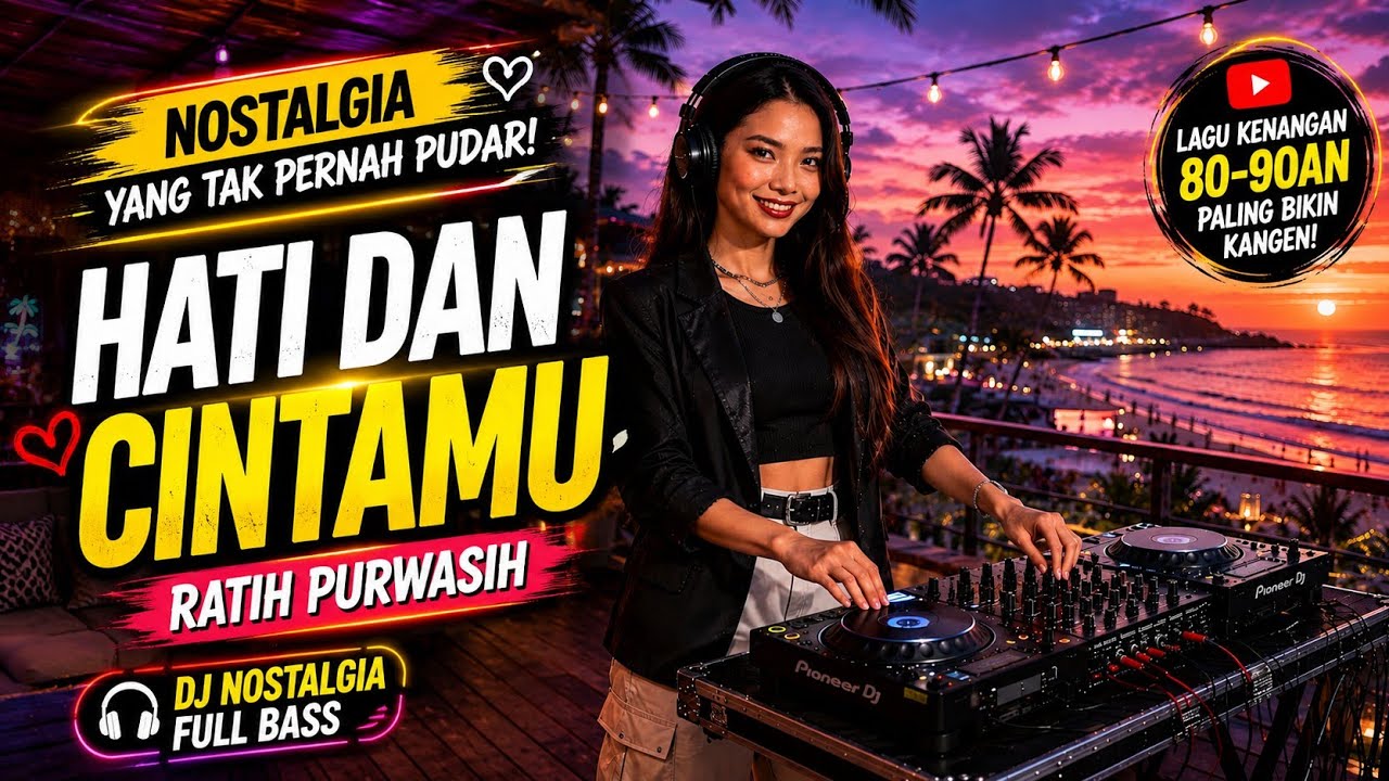 DJ Hati dan Cintamu Remix Nostalgia Terbaru ️ Ratih Purwasih | Lagu ...