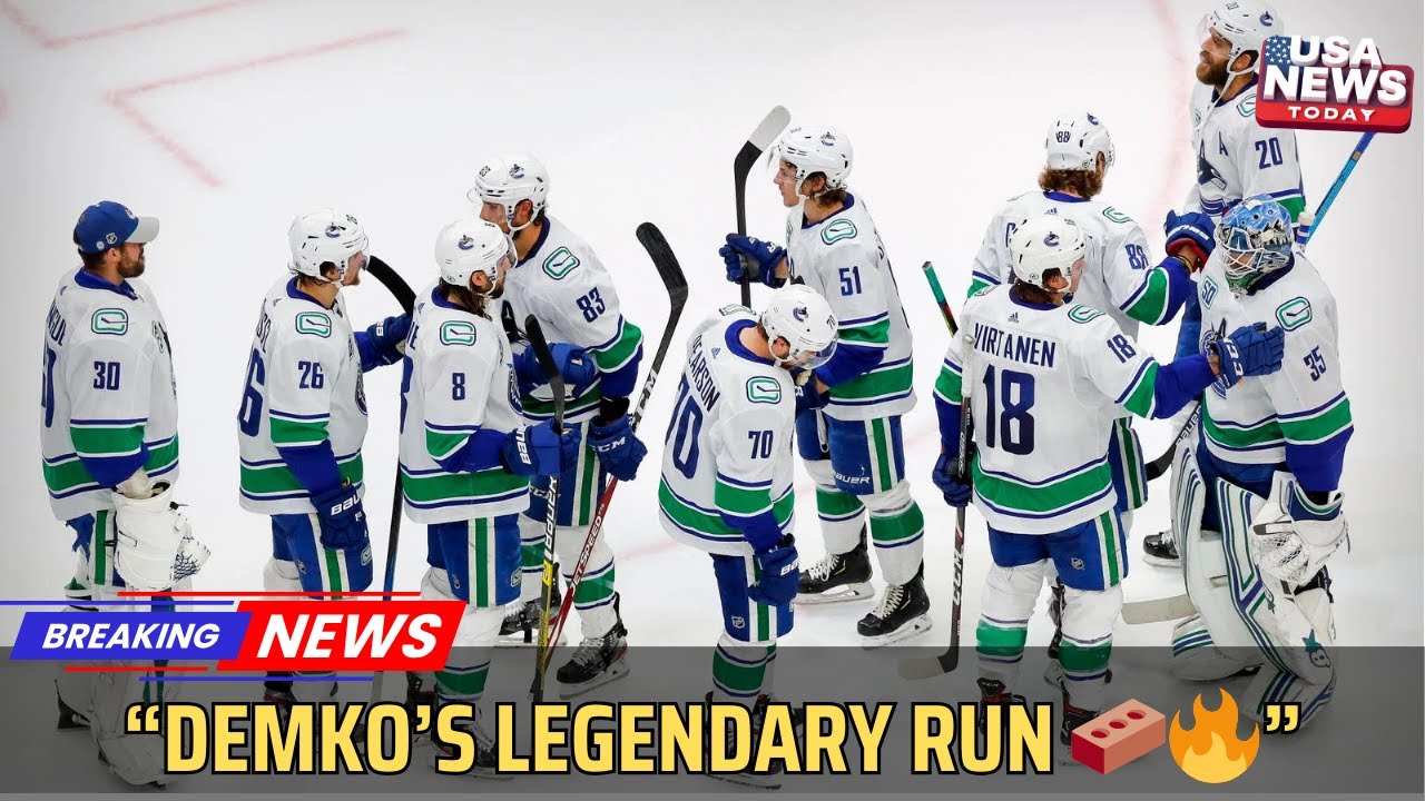 Vancouver Canucks 2020 Playoff Run  Thatcher Demko’s Legendary Performance। USA NEWS TODAY
