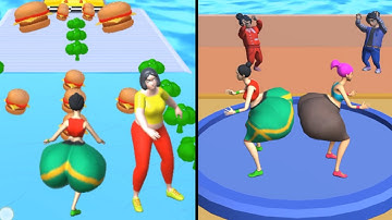 Forward vs Reverse Gaming in Twerk Body Race : Running Games | All Levels Gameplay