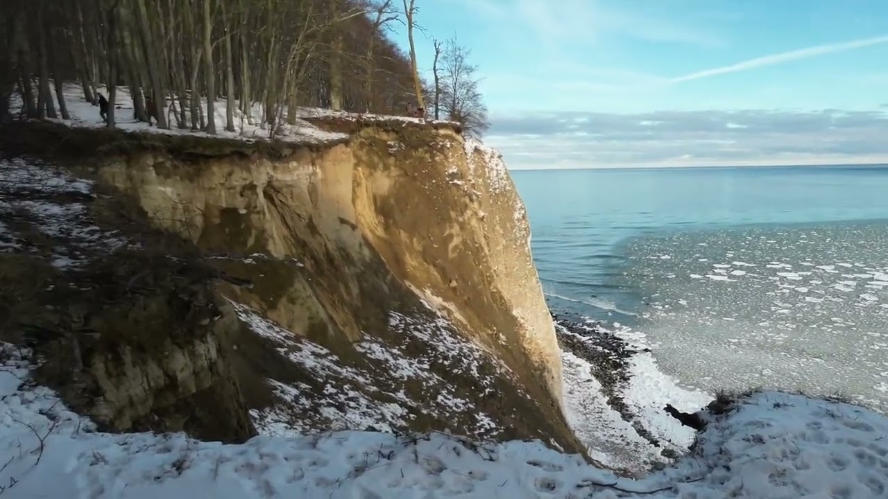 Ende der Eiszeit auf der Prorer Wiek und im Hafen von Sassnitz. - Feb. 2026