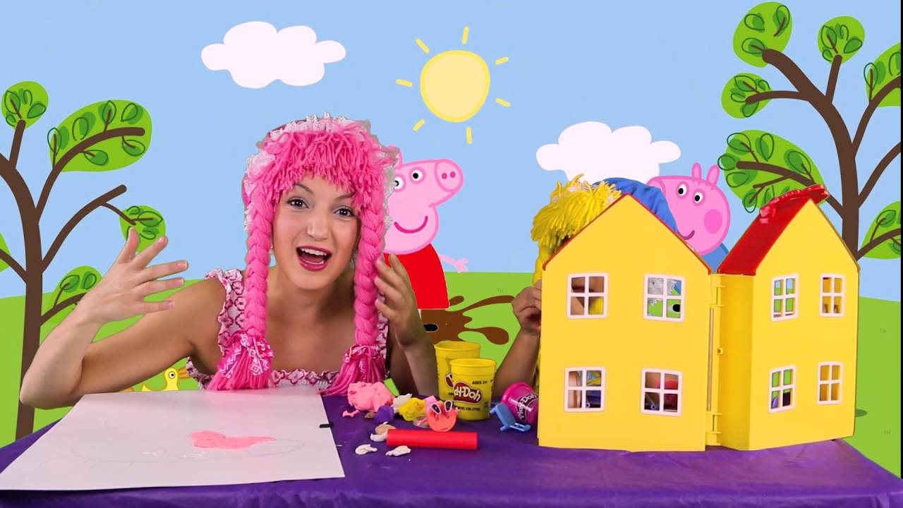 peppa de plastilina play doh
