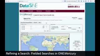 ONEMercury: Refining A Search with Fielded Options