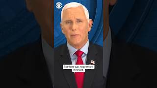 “I don’t remember any pressure” on state governors after 2020 election, Mike Pence says #shorts