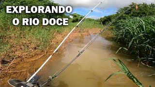 COM MEU EQUIPAMENTO SUBI RIO ACIMA PARA UM PESCARIA NO RIO DOCE!