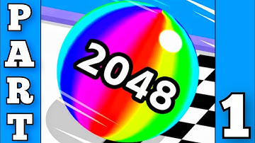 Ball Run 2048 - Android iOS Mobile Gameplay Walkthrough All Levels Part 1