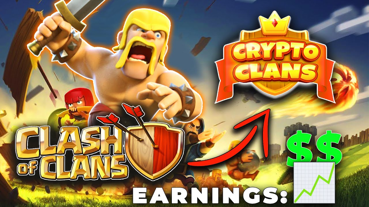 Clash of Clans *NEW* Play to EARN Crypto Game | Crypto Clans + GIVEAWAY