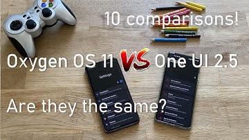 Oxygen OS 11 vs One UI 2.5 - Are they the same? 10 comparisons!