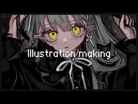 創作イラスト メイキング Illustration Making 厚塗り Youtube