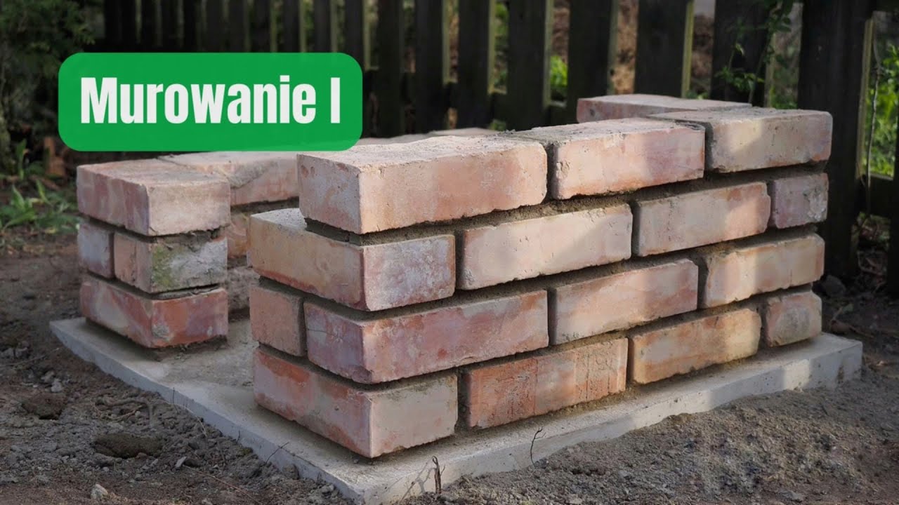 Budowa wędzarni. Zaczynamy murowanie.