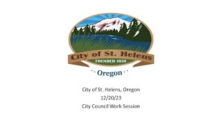 12/20/2023 City Council Work Session - Part 1 12/20/2023 City Council Work Session - Part 1
