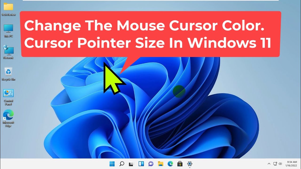 How to Change Cursor Theme, Color, and Size in Windows 11