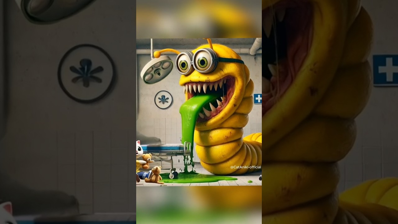 Cute kitten VS CYBERWORM 2 0 🥶🙀🥶 (Minions Parody)