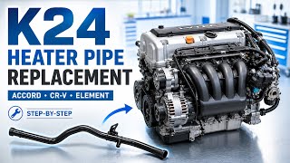 K24 Honda Heater Pipe Replacement CRV ACCORD