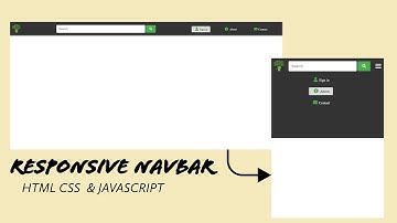 ASMR programming - Responsive Navbar -No talking (HTML,CSS & JAVASCRIPT)