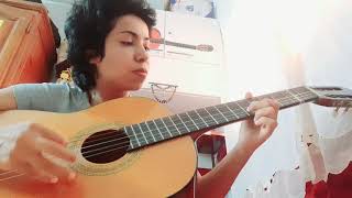 عبد الحليم حافظ :  توبة ، عزف جيتار عفاف بن حسين guitar على إيقاع ال pop