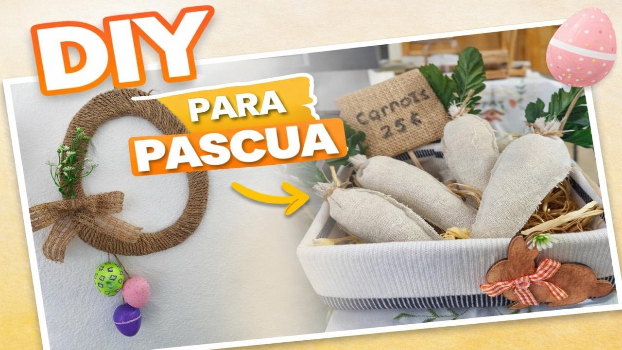 FACILES IDEAS para DECORAR en PASCUA 2026/DIY para PASCUA