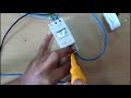 Digital Timer Switch : Part 2 Application with wiring 240 volt lamp on control..