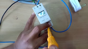 Digital Timer Switch : Part 2 Application with wiring 240 volt lamp on control..