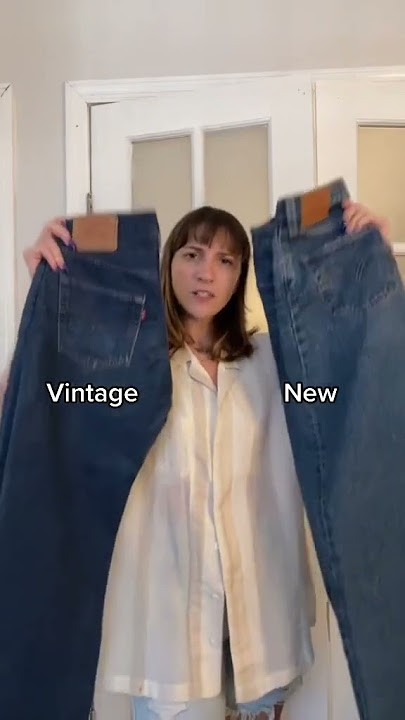 Vintage 501 Jeans VS Modern 501 Jeans | #shorts #fashion #levis