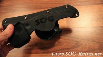 SOG Hard Nylon Sheath for Tomahawk HDN-F01 - Video Demo