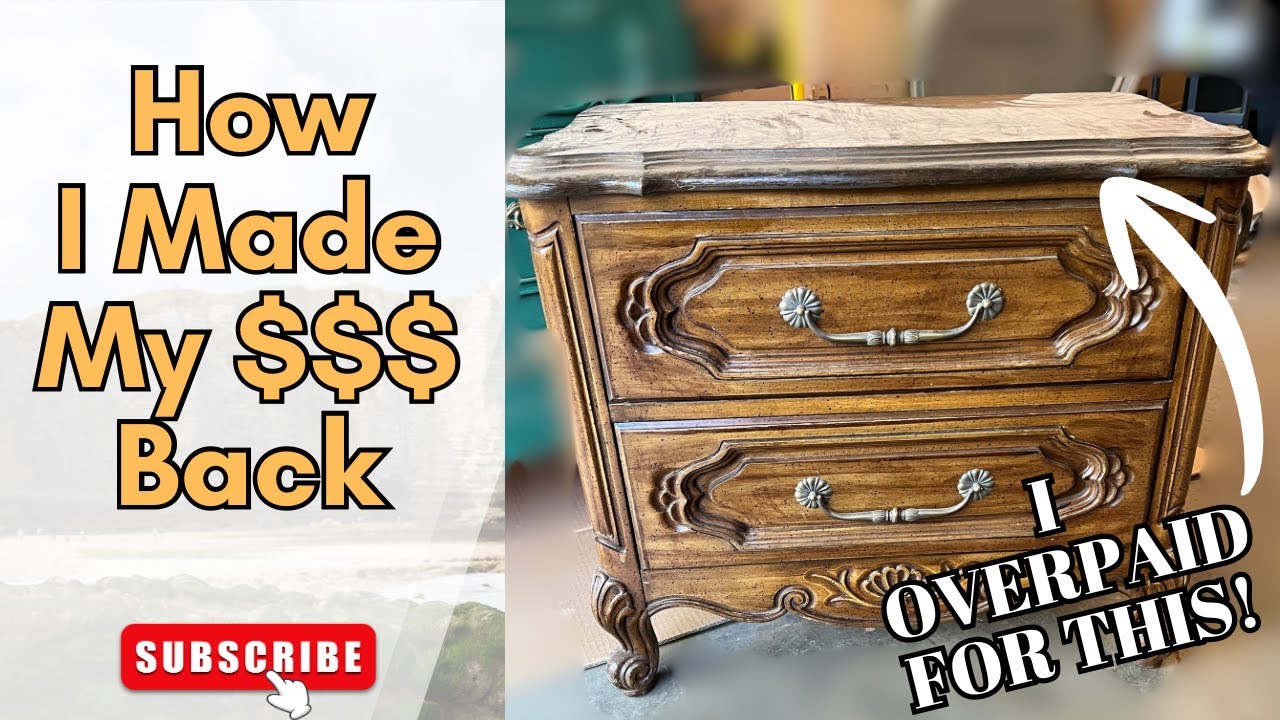 I Paid Too Much Can I Still Make Money? | Three REAL Solutions When You Overpaid for Furniture