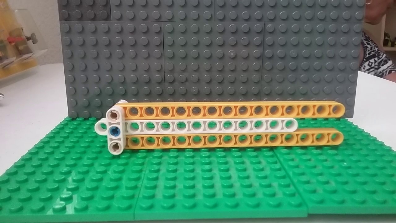 How to make a lego butterfly knife YouTube