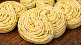 Du wirst Croissants für immer vergessen! Die berühmten 100-Schichten-Brötchen – genial und einfach.
