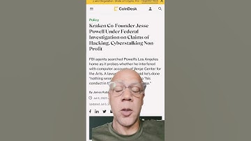 #kraken co-founder under federal investigation #crypto #cryptonews #cryptoupdate