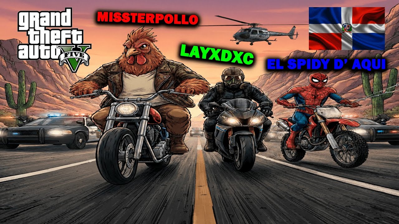 LA CONTINUACION DE LA PERSECUCION EN MOTOCICLETAS