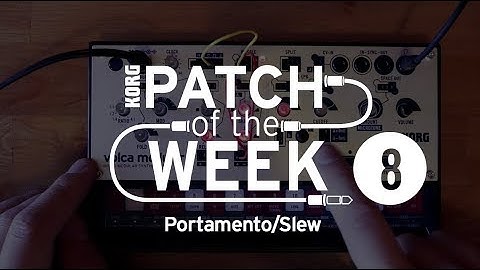 volca modular Patch of the Week 8: Portamento/Slew