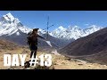 DAY 1️⃣3️⃣| Everest Base Camp Trek w/Kids /// Dingboche to the "Pyramid"  (water crossing)