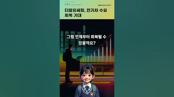 더블유씨피, 전기차 수요 회복 기대 #20250306#주식#증권정보#주식정보