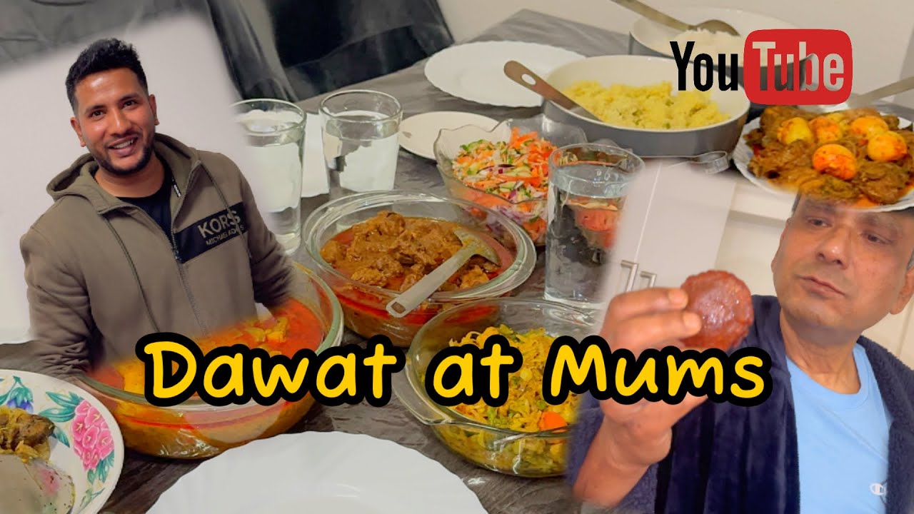 Dawat at Mums - relatives are here! #sheleyrahman