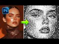 Halftone Stamp Effect in Photoshop | Retro Print Style