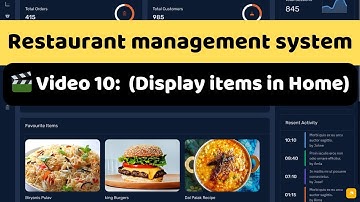#10 How to display Menu items in Home Page | PHP Restaurant Management System (Beginner-Friendly)