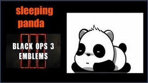PANDA Emblem Tutorial! Call of Duty: Black ops III Emblem Tutorial!