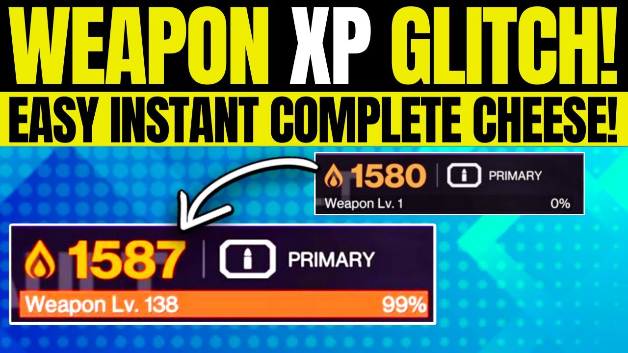 New BROKEN WEAPON XP GLITCH! Do NOW Before It's GONE, Fast & Easy SOLO Exotic FARM | Destiny 2