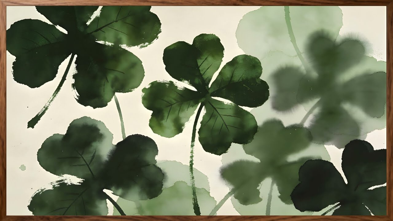 Luck of the Irish Screensaver | St. Patrick’s Day Shamrock TV Art | St. Patrick’s Day Screensaver