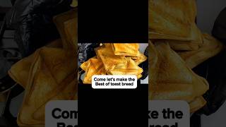 Toast bread for breakfast is a great idea  #breakfast #breadrecipe #sandwish