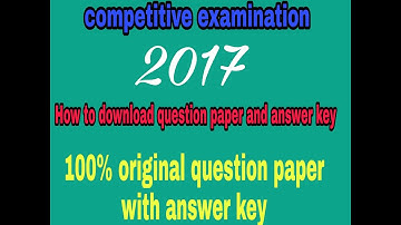 How to download JCECE question paper with answers key 2017