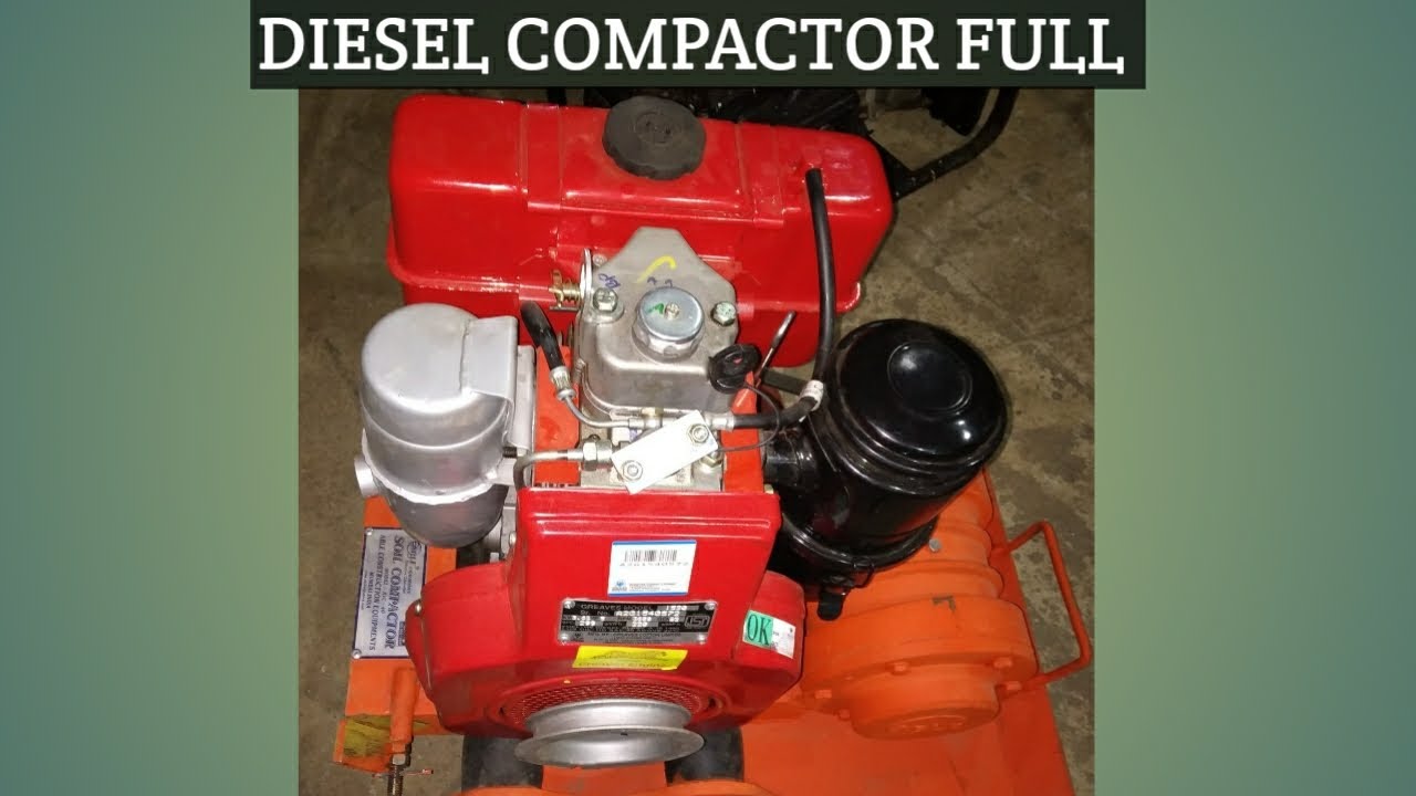 ⛽Diesel Plate Compactor⛽