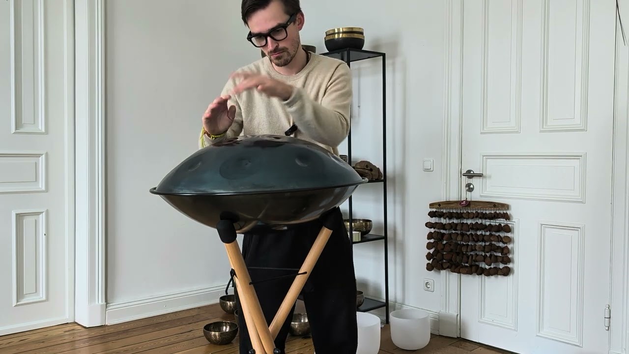 Handpan Journey | Day 10 - Learning knuckles and accords | Halo Pantheon Palisade XII 