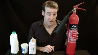 How to make Instant Icecream using a Fire Extinguisher