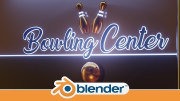 Making a Bowling Center in Blender 2.83