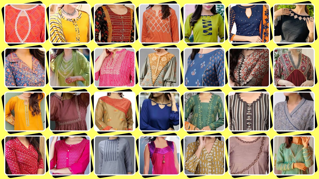 Latest kurti neck designs 2023 || Neck patterns to try with kurtis this  year - YouTube