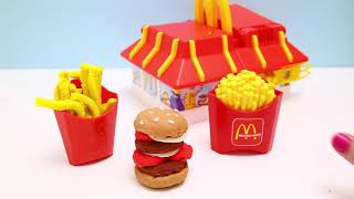 Dibusymas Play Doh Mcdonald's Restaurant Playset Mold Burgers Fries Mcnuggets   Vengatoon