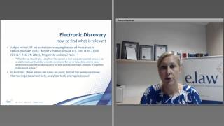 e.law CLE Webinar: E.Discovery & E.Courts. 25 Feb 2015