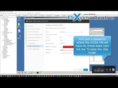 Migrate vCenter Server 6.5 running on Windows to vCenter Server 7.0 on Linux
