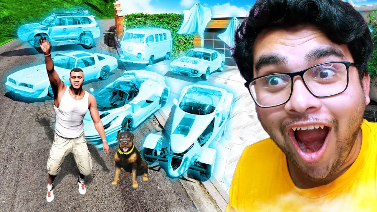 GTA V : Franklin Collecting SECRET GHOST CARS || Professor Of Pc Gaming